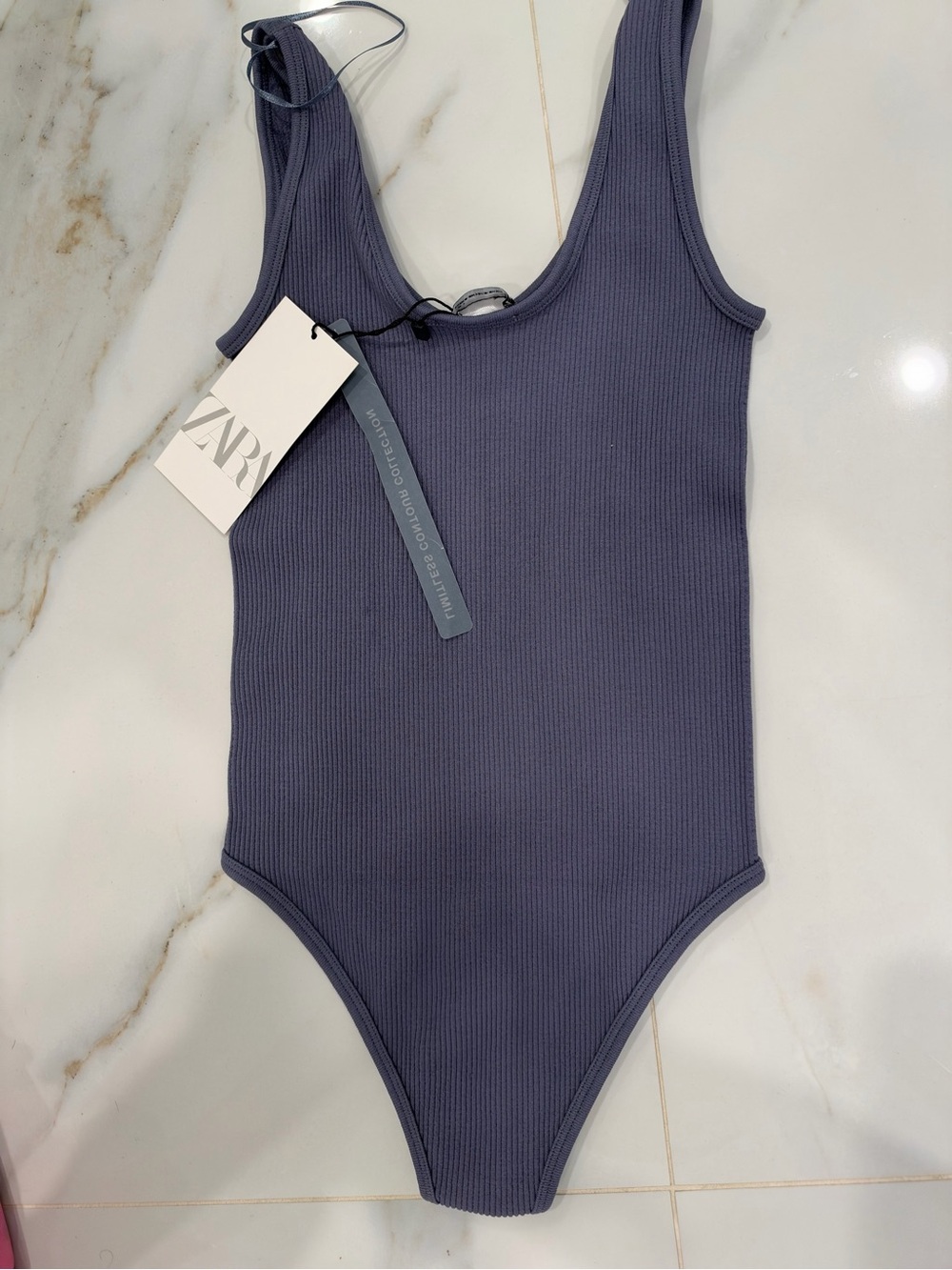 ZARA Contour Collection Ribbed Bodysuit – XS - Picture 2 of 5